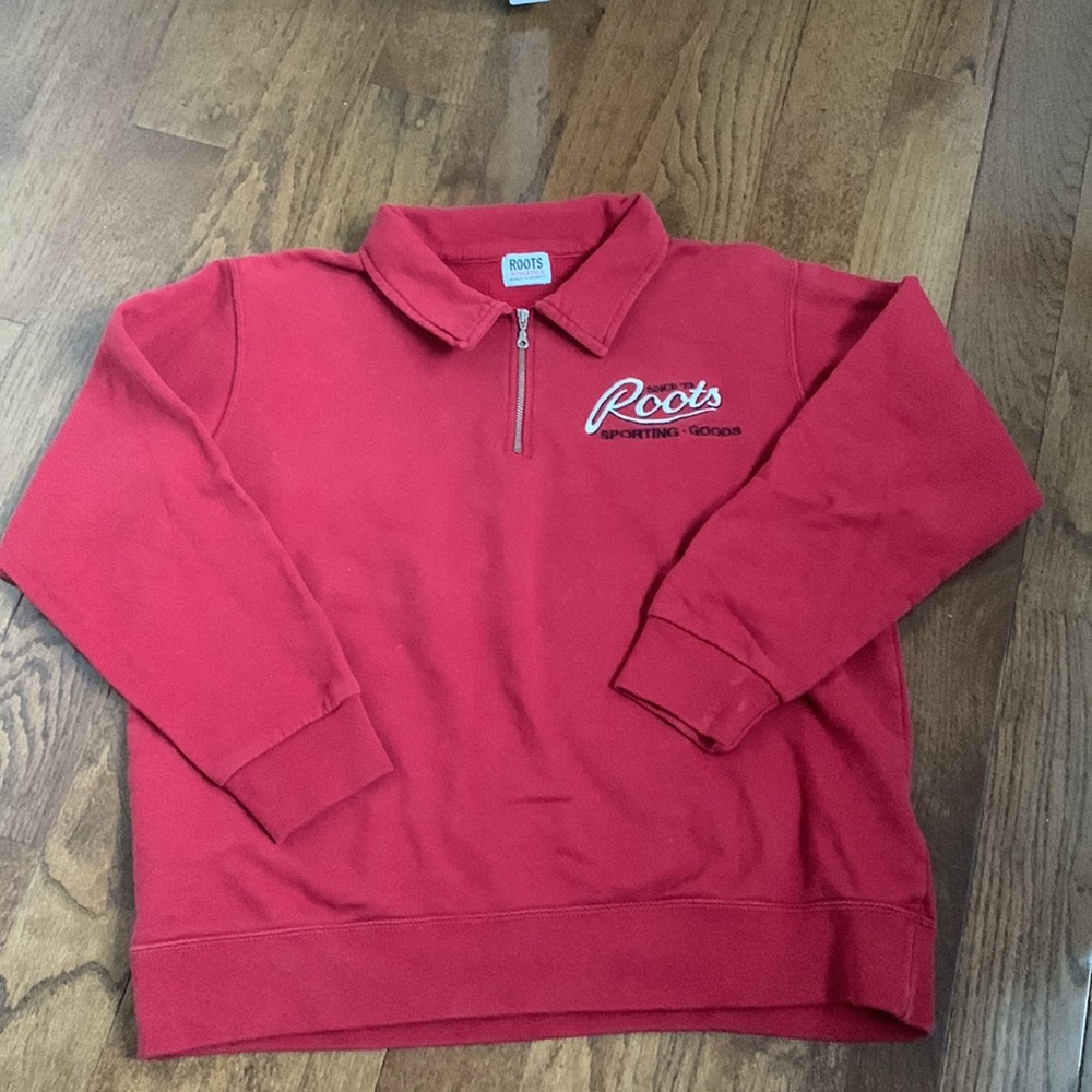 Roots XS red sweatshirt